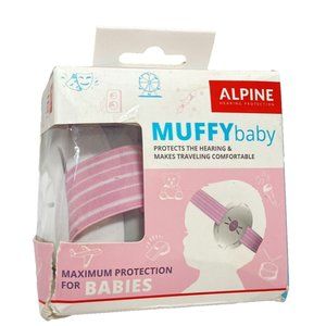 Alpine Muffy Baby Protects The Hearing & Makes Travelling Comfortable New as is